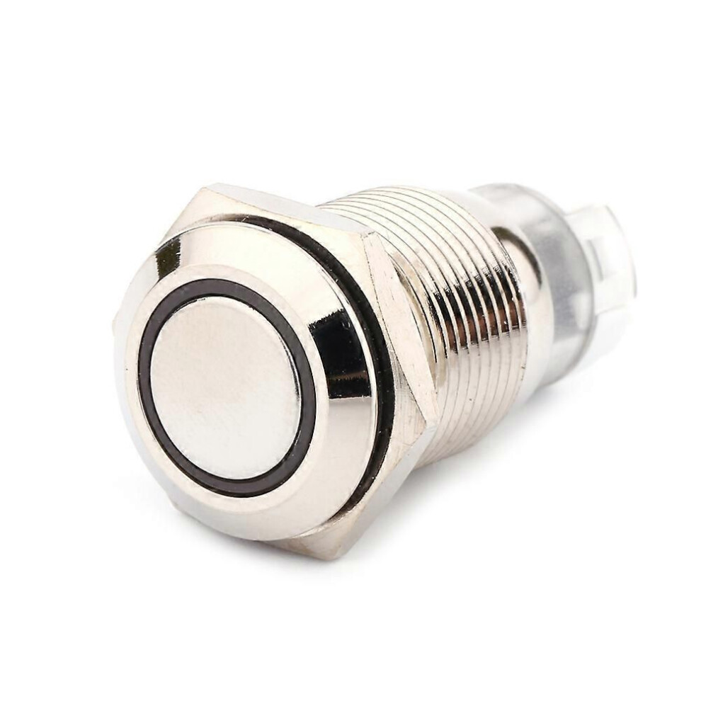 16Mm Metal Led Rocker Switch 1No 1Nc Connection 12V Latching Push Button Lj 9152359637985