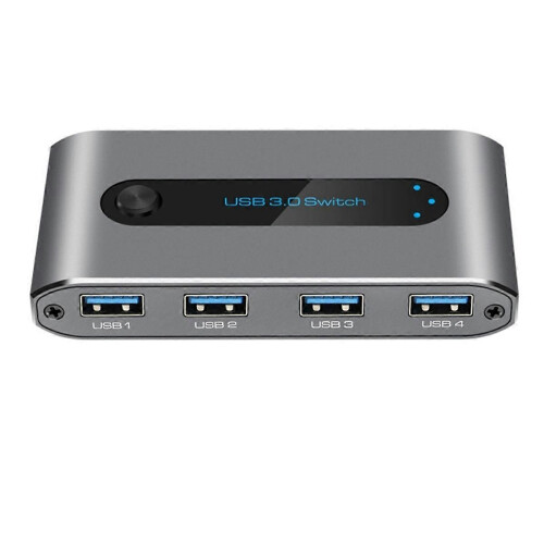 USB Switcher Printer Sharing USB3.0 Two-Input and Four-Output 2 Computers Share 4 USB Devices 1