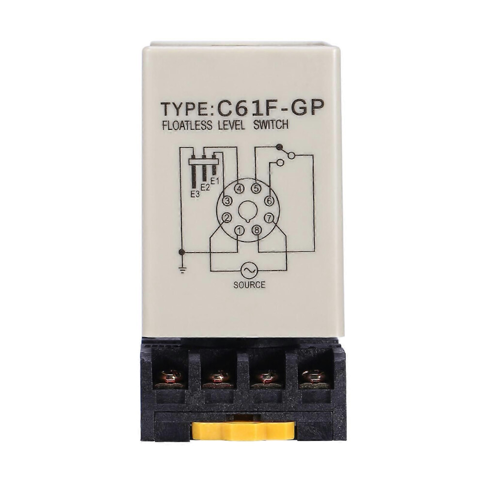 C61f-Gp Ac220v 50/60Hz Floatless Liquid Level Controller With Base 9152359638074