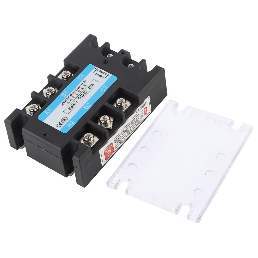 Three Phase Solid State Relay Ssr-3 D4840 40A Dcac 480V Distribution Control Equipment 9152359638166
