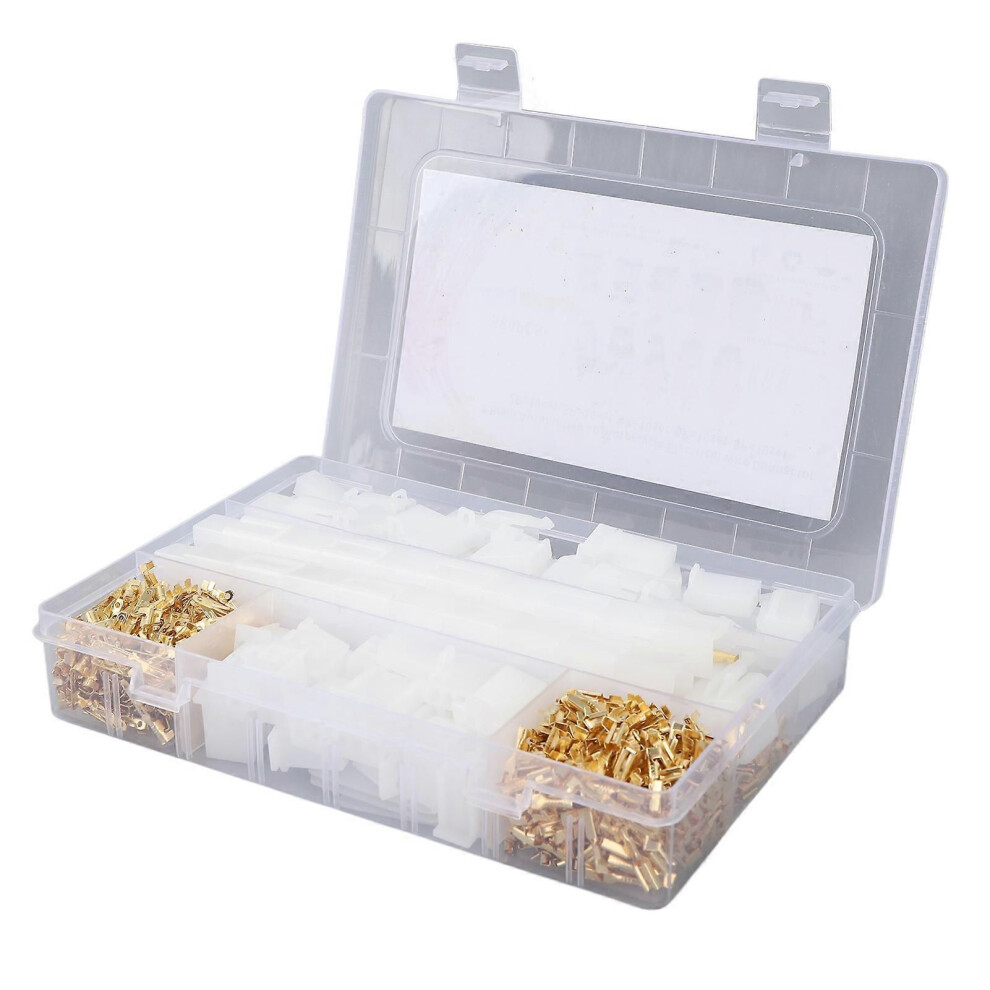 580Pcs Wire Connector Electrical Jumper Cable Male Female Plug Housing Pin Header Crimp Wire Terminal Kit 2.8Mm 9409192762221