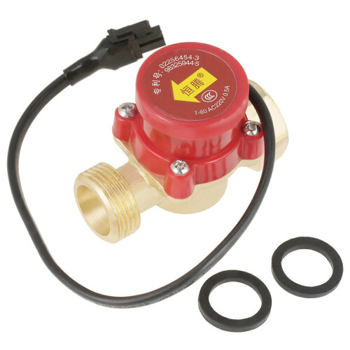 1 x Αισθητήρας Ροής Αντλίας Νερού HT-60 220V 0.5A με Σπείρωμα G3/4"-3/4"