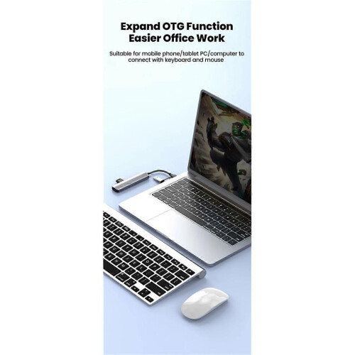 Διαχωριστής USB Hub 3.0 7 σε 1 για υπολογιστή, φορητό υπολογιστή, 2