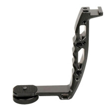 Accessory compatible for Zhiyun Crane 2 Aluminum Alloy L Bracket Extended Single Handle Grip compatible for Zhiyun Crane 2 Ronin S Gimbal