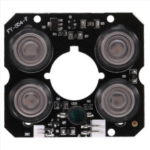 4 array IR led Spot Light LED board compatible for CCTV cameras (52mm diameter)