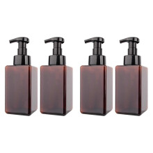 Dispensador de jabón espumoso de 4 unidades, 15 oz, recargable, para jabón líquido de manos en espuma,