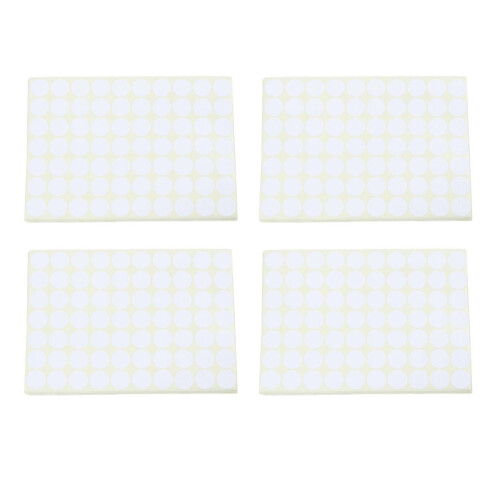 60pcs 19mm Circles Round Code Stickers Self Adhesive Sticky Labels White