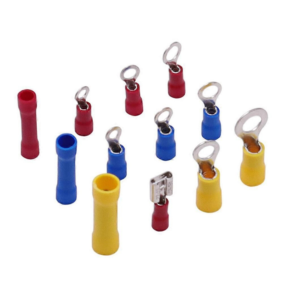 280Pcs Insulated Wire Electrical Connectors Ring Folk Spade Butt Splices For Marine Car Wires Scientific Projects 9409192762269