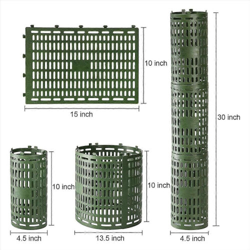 10 Pack Tree Trunk Protector, with Zip Ties, compatible for Bark 2