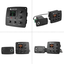 JOYO JE-305 Guitarra acústica con pastilla piezoeléctrica, preamplificador, ecualizador de 4 bandas,