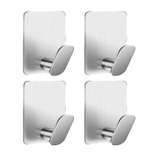 No Punching Stainless Steel Hook Stainless Steel Hook Kitchen Bathroom Toilet Hook Coat Hook Towel