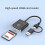 Συσκευή ανάγνωσης καρτών CFexpress τύπου B 10Gbps USB-C USB 3.2 Gen2 για Android Windows XP/Vista 3