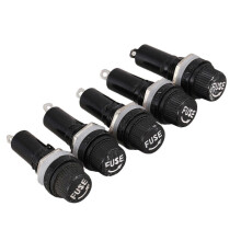 5 portafusibili da pannello AC 125V 15A 6 x 30mm