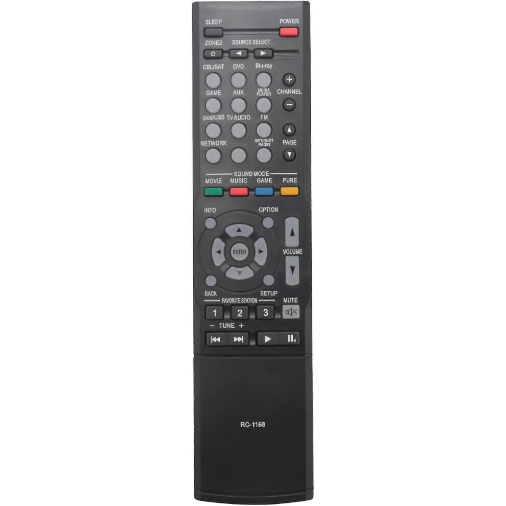 Replacement Remote Control For Rc-1189 Rc-1196 Rc-1193 Rc-1192 Avr-S700w Av Receiver Black 9152359526395