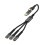 Câble séparateur de convertisseur USB Type C à-usb vers 3 typec 1
