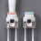 Automatic Toothpaste Squeezer Wall Mounted Punch-Free Toothbrush Storage Rack Toothbrush Holder Squeezer Gray 1