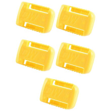 5 Packs Battery Holder Dock Mounts for 20V 60V Battery, Wall Panel Shelf Belt Clip Storage Organizer