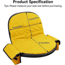 Tractor Lawn Mower Deere Seat Cover for John Deere Ford Mahindra, for Husqvarna with Drink Pouch Tractor Seat Cover