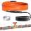 Frost Protection Heating Cable 4 M Heating Cable Concurrent Heating Self-Regulating Waterproof for Water Pipes Eu Plug 1