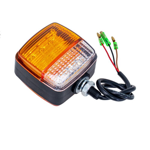 4x Forklift Turning Light LED Double-Sided Small Light 12V Square Turning Front Light Parking Light Reversing Light 1