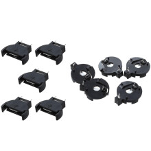5 Pcs CR2032 Cell Button Lithium Battery Sockets Holder & 5 Pcs CR2016 2025 2032 Coin Cell Button Battery Holder