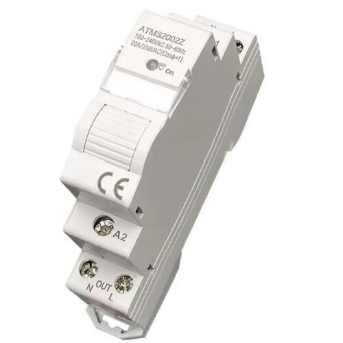 Tuya Smart Life ZigBee 20A Ρελέ Διακόπτης Χρονισμού Din Rail Ενέργειας