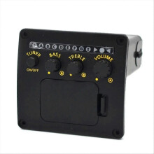Accesorio para pastilla de preamplificador, ecualizador y afinador de guitarra acústica