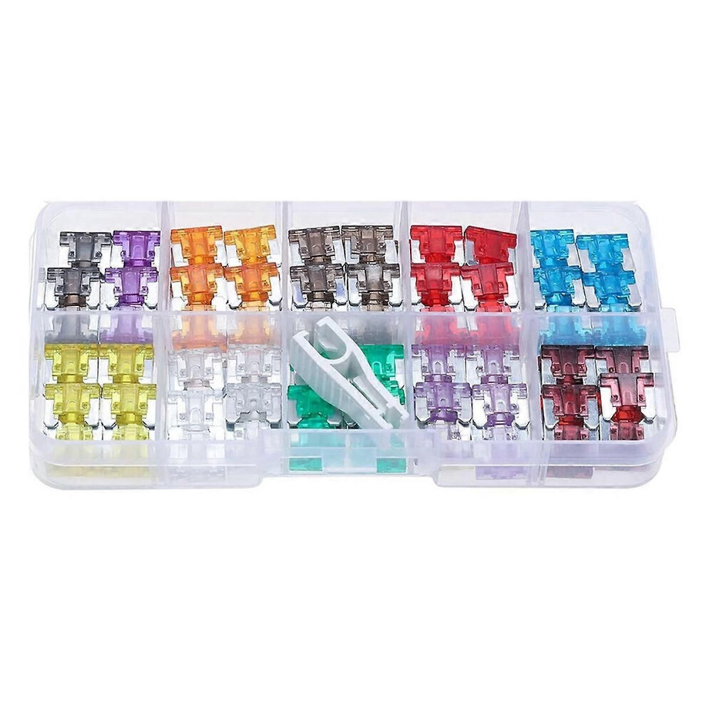 120 Micro-Fuses, Thin Micro-Fuse Kit, Car/Rv/Truck/Motor Micro-Fuse Combination Kit 2Amp -40A 9409192761033