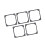 Reusable Silicone Shock Proof Absorption Pad For Case Fan-8cm 1