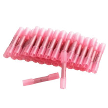 100PCS Heat Shrink Connectors Insulated Waterproof Crimp Terminals Seal Butt Electrical Wire Connec