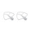 K45B Coated Flat Beater, White 4.5Qt Paddle, Flat Beater. 1