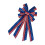 Patriotic Themed Ribbon Bowknot 29X53cm Polyester Bowknot-1 1