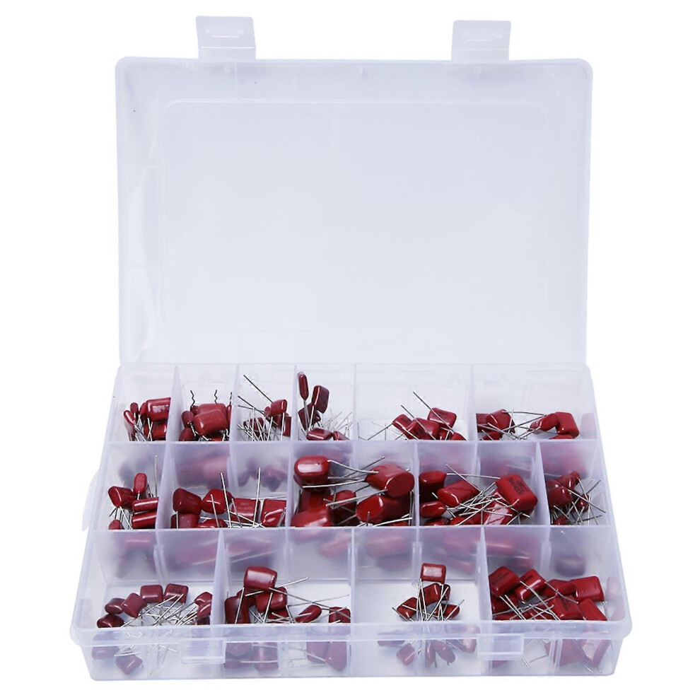 180 Pcs Cbb Polypropylene Film Capacitors Assortment 10Nf/0.01Uf/400V To 68Nf/0.068Uf/630V 9409192826879