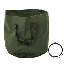 Garden Leaf Storage Bag Waterproof Canvas Large Capacity Waste Storage Bag for Lawn and Garden