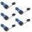 IP68 Waterproof Aviation Plug Socket Nut Plug Socket SP16 2-Core Terminal Block 5 Pieces 1