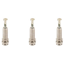 Conector de salida de panel mono con clip cilíndrico 3X compatible con guitarra eléctrica y bajo de