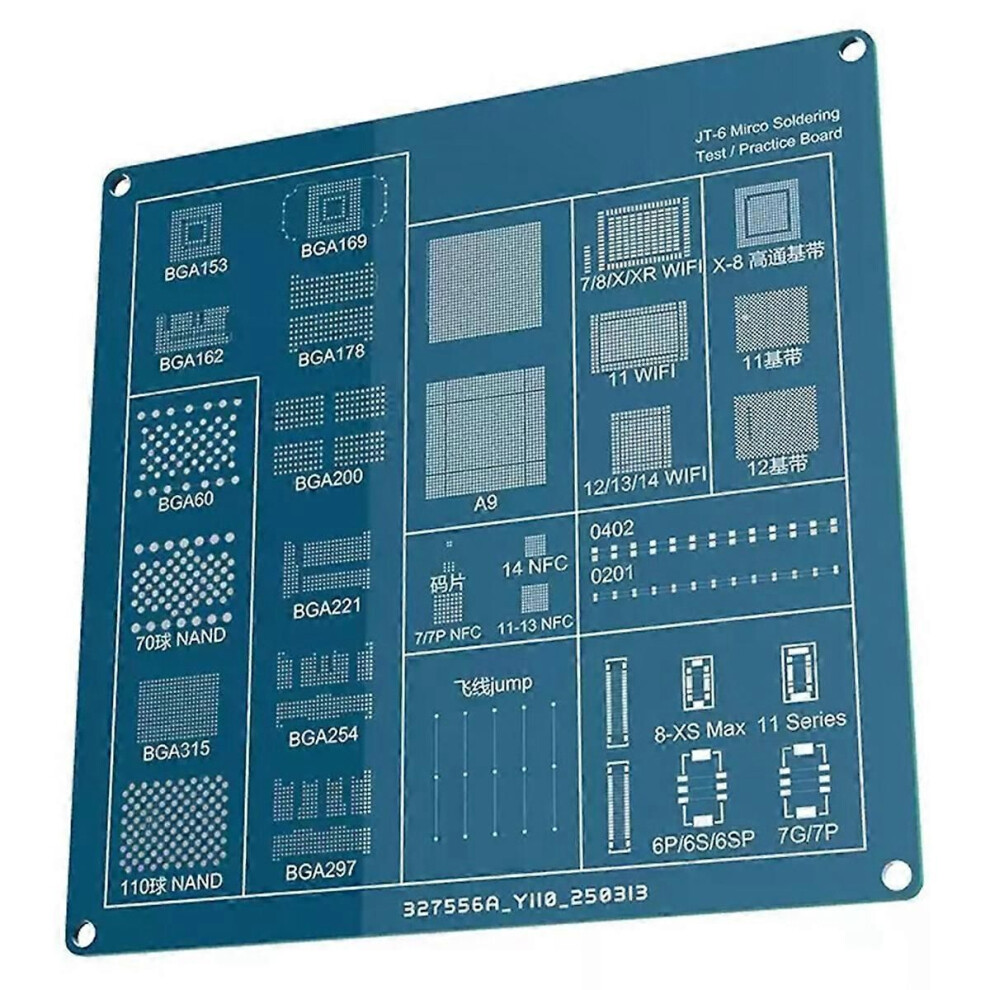 Jt-6 Smd/Smt Bga Components Soldering Test Practice Board Disassembling And Assembling Welding Pad P 9409192828590