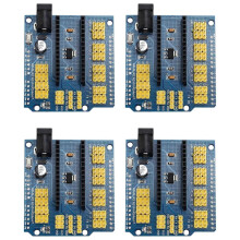 4 Pack I/O Expansion Sensor Shield Module for Arduino Nano V3.0 Compatible with UNO R3-Pack of 4