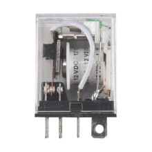 JQX-13F LY2 DC 12V Coil 8-Pin DPDT Green LED Electromagnetic Relay