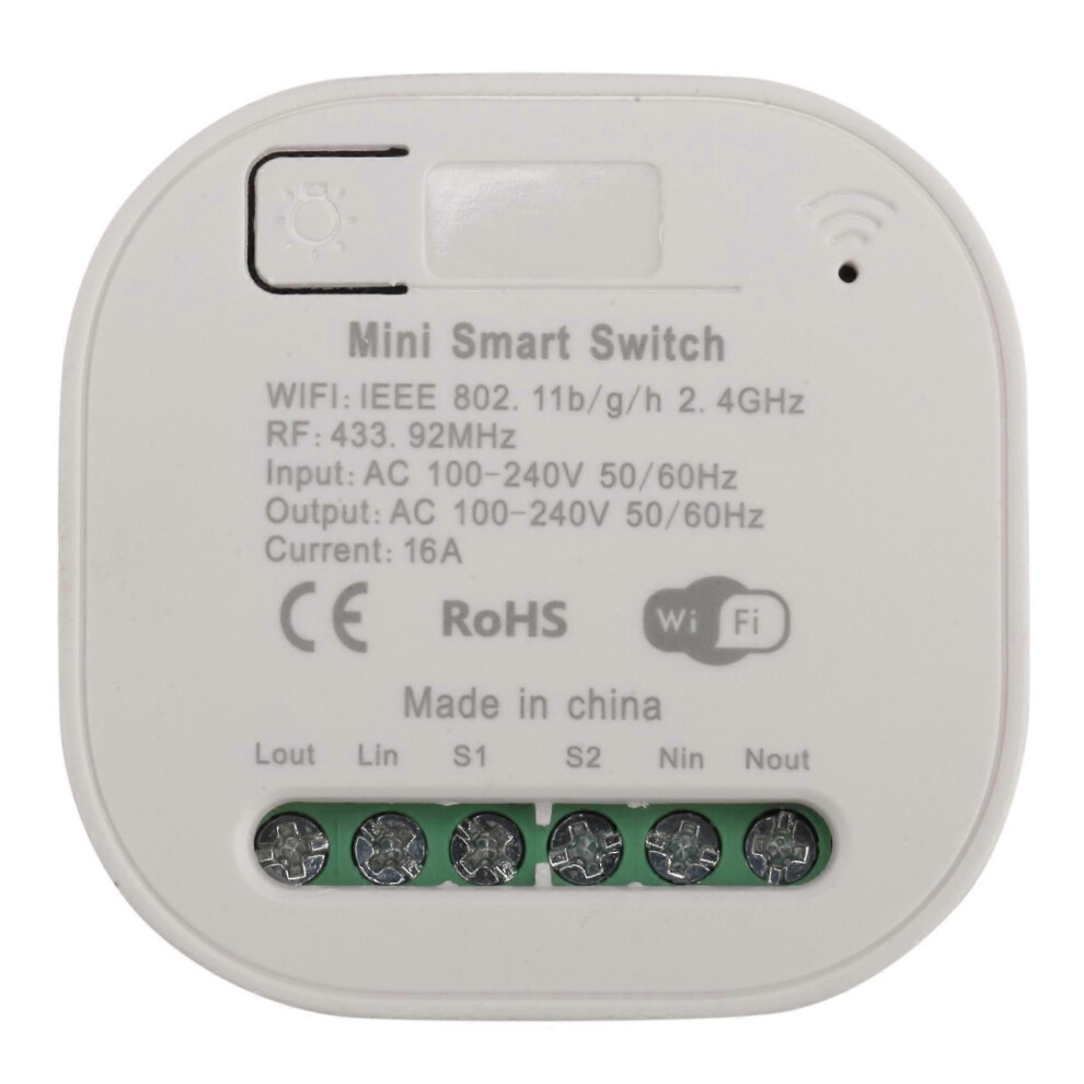 Tuya Wifi Rf433 Receiver 16A Wifi Smart Wireless Switch 433Mhz Remote Control Smart Timer Switch For Alexa Google Home 9152359637442