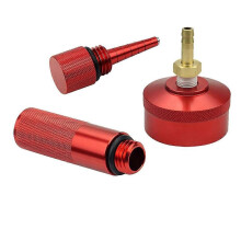 Extended Run Brass Hose Fitting Gas Cap Change Funnel Magnetic Oil Dipstick for Honda Generator EU2000i EU1000i