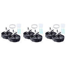 6 lame estrattore a 7 alette, ricambio compatibile con frullatore Auto IQ BL682 BL480 BL64
