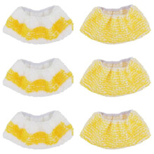 6PCS Microfiber Mop Cloth Rag compatible Easyfix SC1 SC2 SC3 SC4 SC5 Steam Cleaner Replacement Hand Nozzle