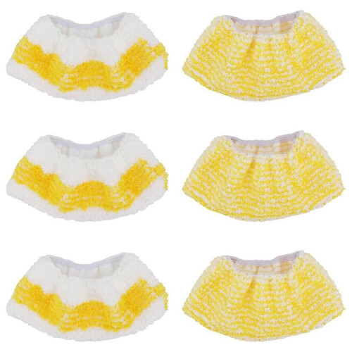 6PCS Microfiber Mop Cloth Rag compatible Easyfix SC1 SC2 SC3 SC4 SC5 Steam Cleaner Replacement Hand Nozzle