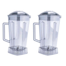 2PCS Spare Jug for Blender Replacement Part Transparent 2L Capacity Blender Spare Compatible for SILVER Blender