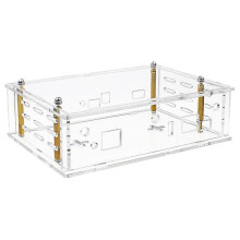 For Banana Pi OpenWrtOne Router Board MT7981B Chip Solution WiFi6, Transparent, Case