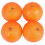 4 Pcs Soft Plastic Simulation Orange Fruit Home Decoration Burgundy 1