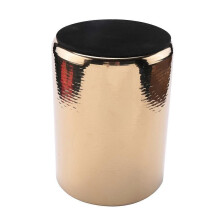 Stainless Steel Champagne Bucket Home Hammered Ice Wine Bucket KTV Wine Ice Square Bucket Beer Buck