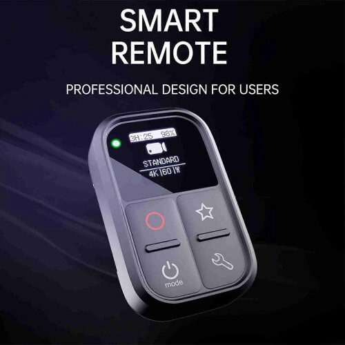 Action Camera Remote Control OLED Display 80M Control Distance Wireless Camera Remote Controller Replacement 1