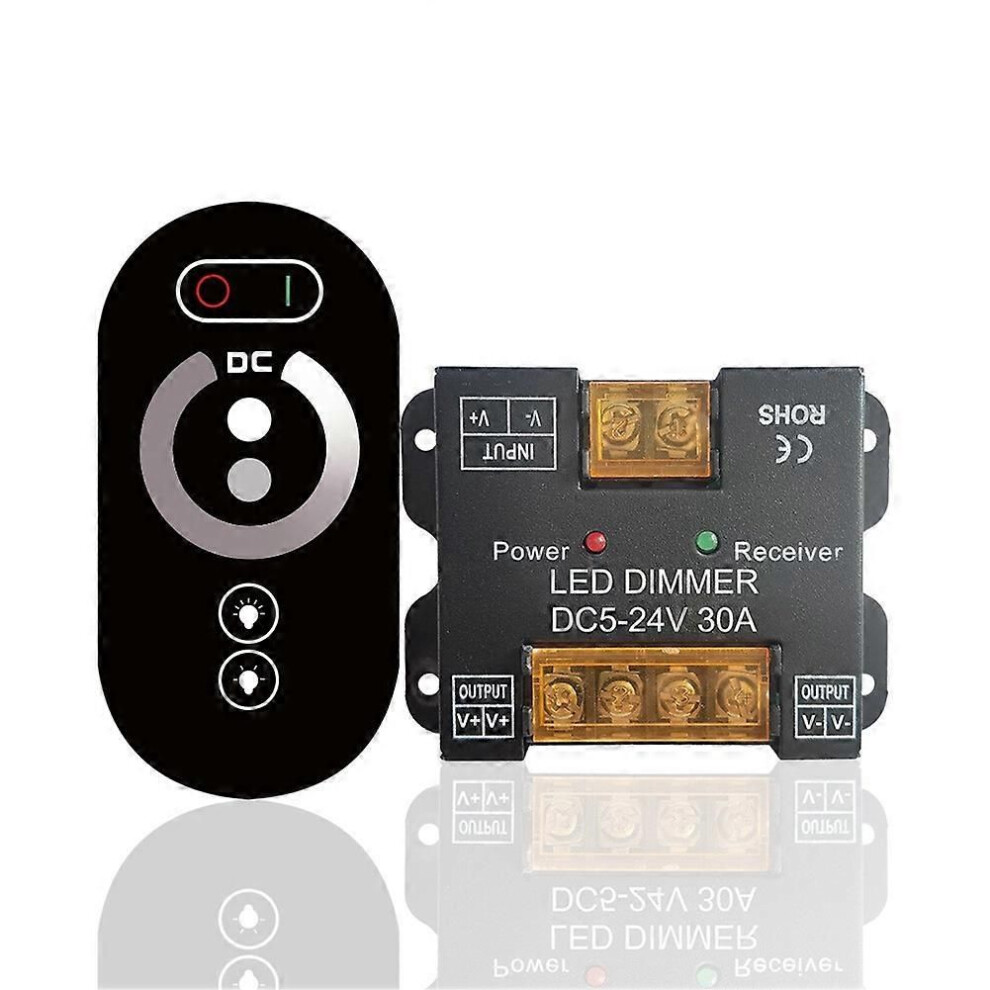 Rf 30A Touch Dc12v Dc24v Single Color Controller Led Dimmer For Led Lights 9409192758491